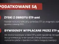 Zyski z obrotu ETF-ami i dywidendy wypłacane przez ETF-y. Dowiedz się, etf ile można zarobić i jak uniknąć podatku.