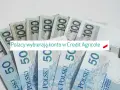 Pieniądze, banknoty 100 i 50 zł, symbolizujące promocję Credit Agricole 500 zł.