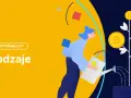 Ilustracja przedstawia kobietę podlewającą drzewko z monetami bitcoin. Tekst "Kryptowaluty" i "Rodzaje" sugeruje, że chodzi o różne rodzaje kryptowalut.