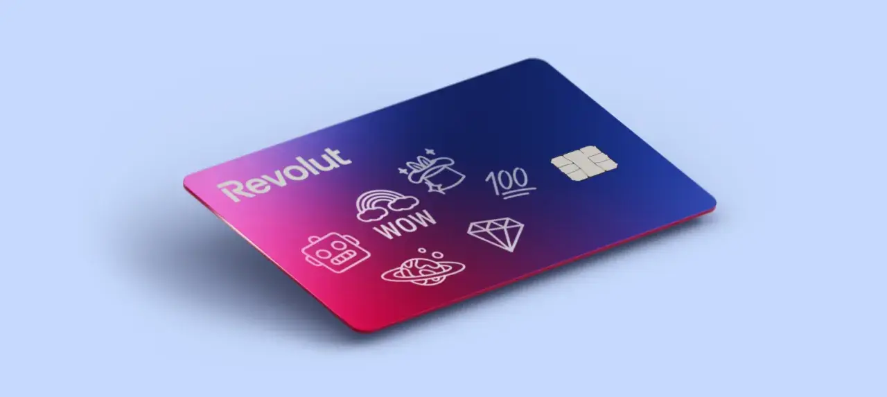 Karta Revolut z zabawnymi ikonkami. Dowiedz się, jak zasilić konto Revolut, by cieszyć się finansową swobodą.