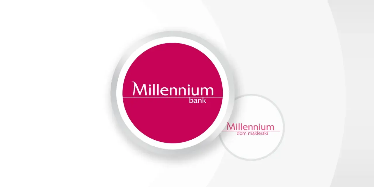 Logo Millennium bank i Millennium dom maklerski.