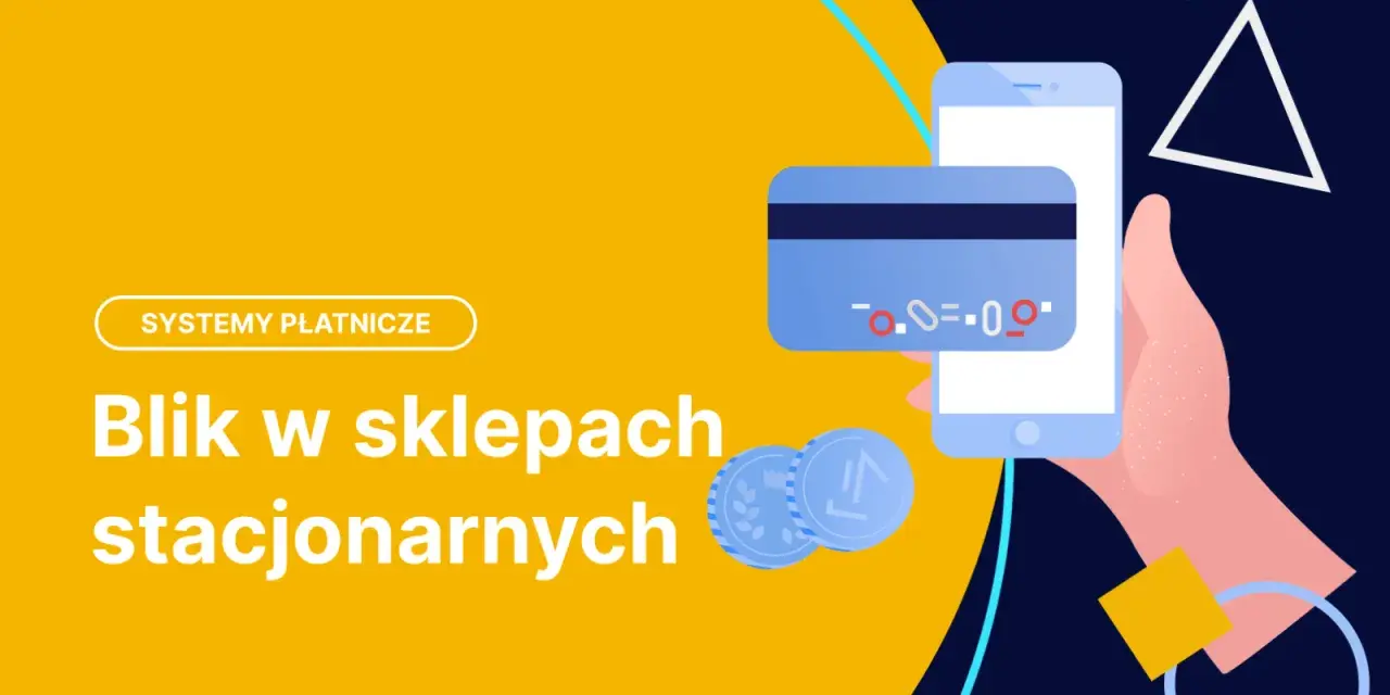Dowiedz się, jak płacić blikiem w sklepach stacjonarnych. Grafika przedstawia telefon, kartę i monety.