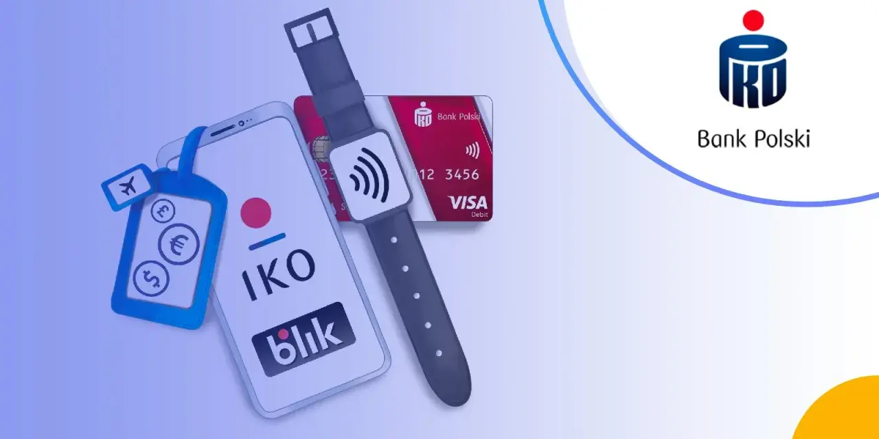 Smartfon, karta i smartwatch z logo IKO. Sprawdź konto za zero PKO BP warunki i płać wygodnie.