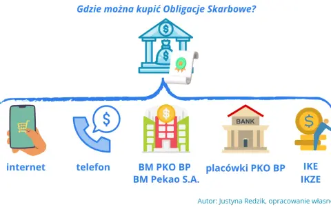 Gdzie kupić obligacje skarbowe? Przez internet, telefon, w placówkach bankowych lub przez IKE/IKZE.