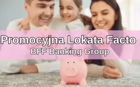 Rodzina z różową świnką-skarbonką, symbolizującą oszczędzanie z BFF Banking Group.