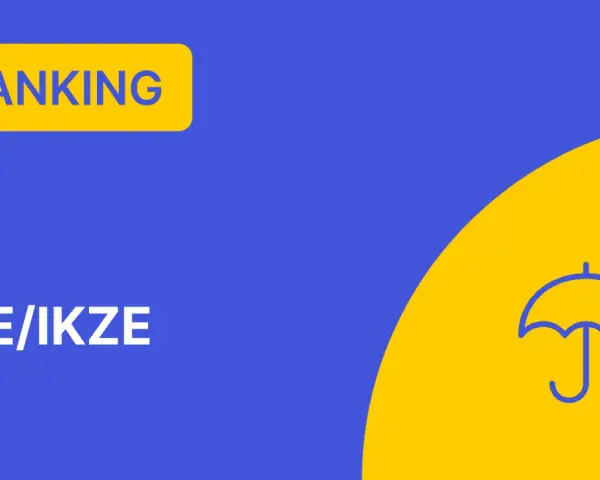 Ranking IKE/IKZE. Odkryj najlepsze ikze i zabezpiecz swoją przyszłość. Parasolka symbolizuje ochronę.