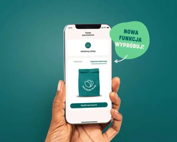 Nowa funkcja w aplikacji Too Good To Go! Zamów jedzenie i odbierz je sam lub poproś znajomego. To wygodny sposób na click and collect.