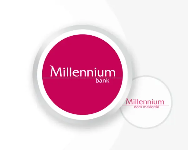 Logo Millennium bank i Millennium dom maklerski.
