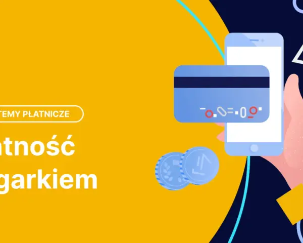 Płatność zegarkiem to przyszłość. Grafika pokazuje telefon, kartę i monety, symbolizujące systemy płatnicze.