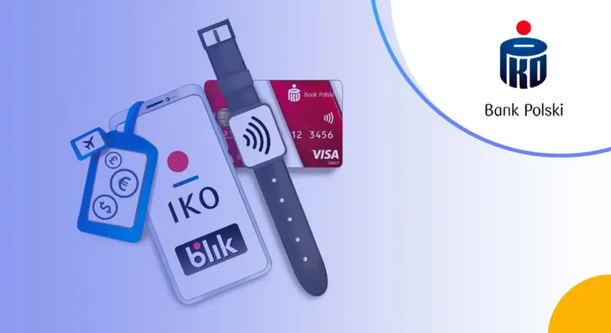 Smartfon, karta i smartwatch z logo IKO. Sprawdź konto za zero PKO BP warunki i płać wygodnie.