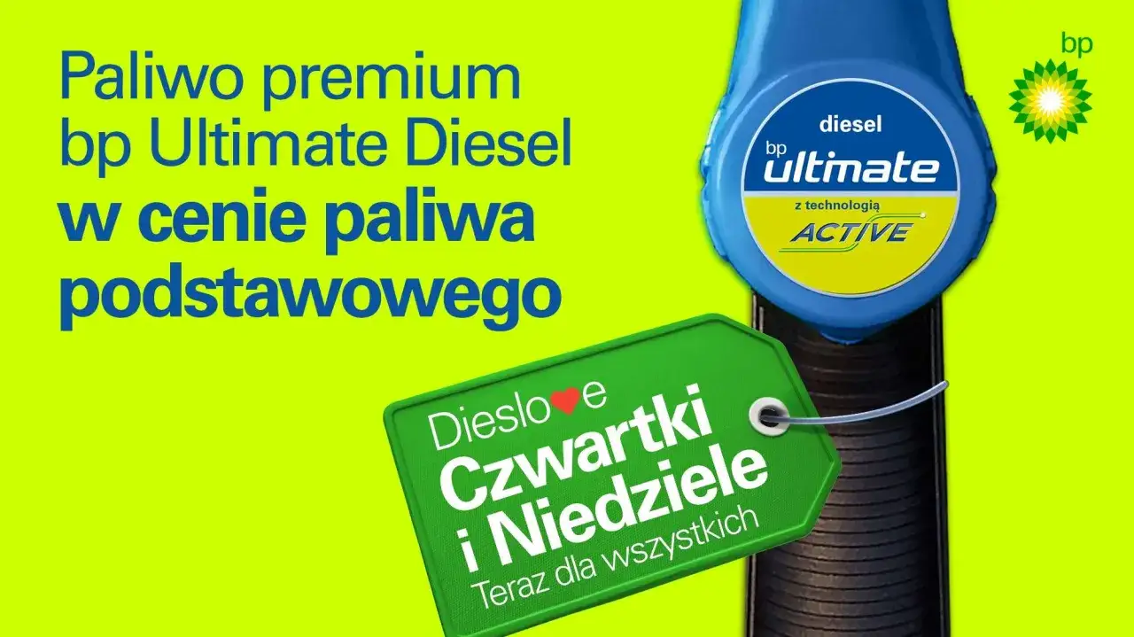 BP Ultimate Diesel w cenie paliwa podstawowego. Czwartki i Niedziele &ndash; bp ultimate promocja czwartek dla wszystkich!