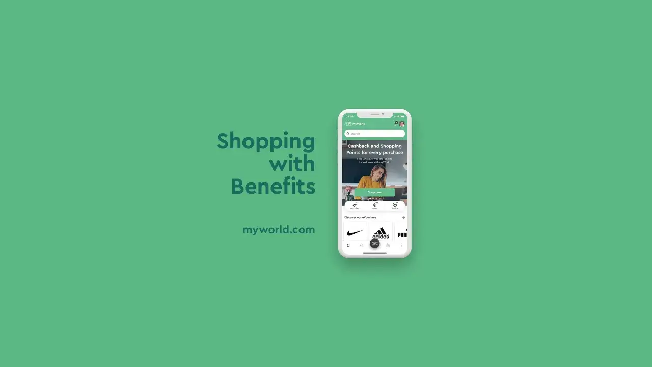 Odkryj zakupy z myworld cashback i zyskaj punkty za każdy zakup. Znajdź wszystko, czego potrzebujesz i oszczędzaj.